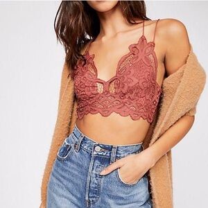 Free People Adella Bralette Copper Large